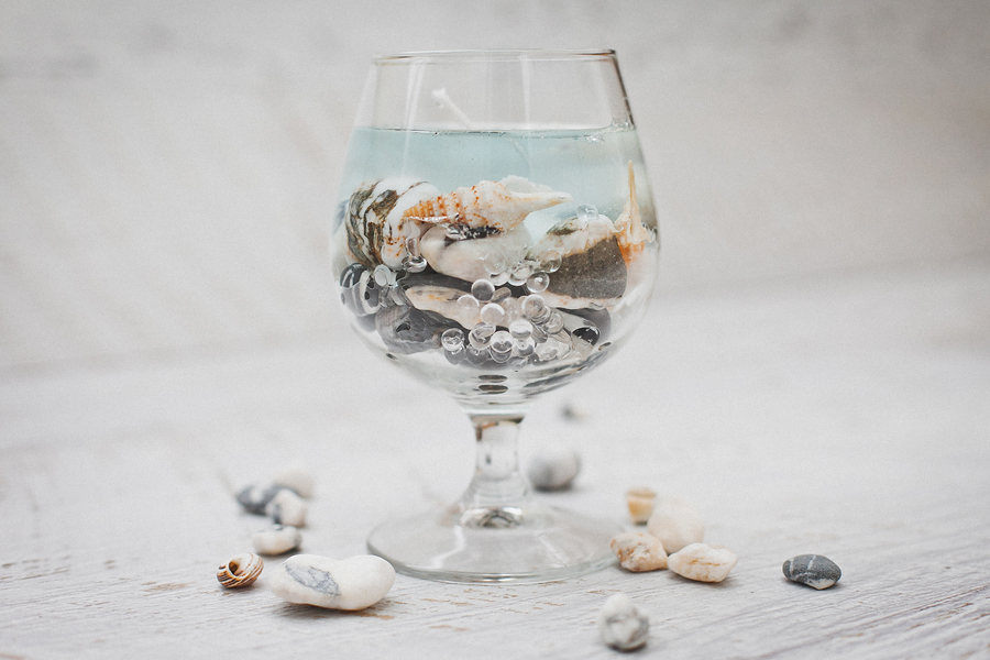 Light Ocean Gel Candle