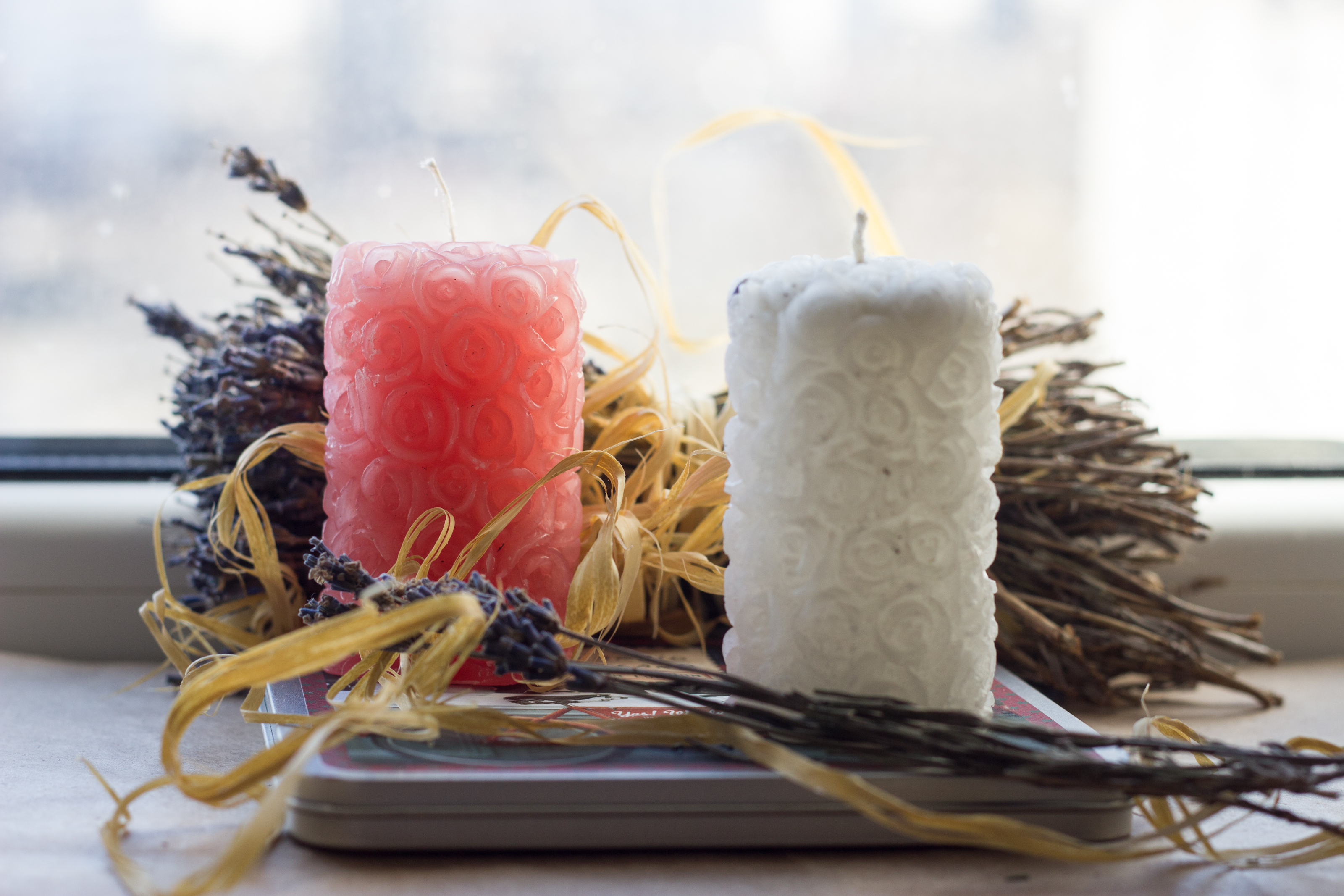 Rose Wax Candles