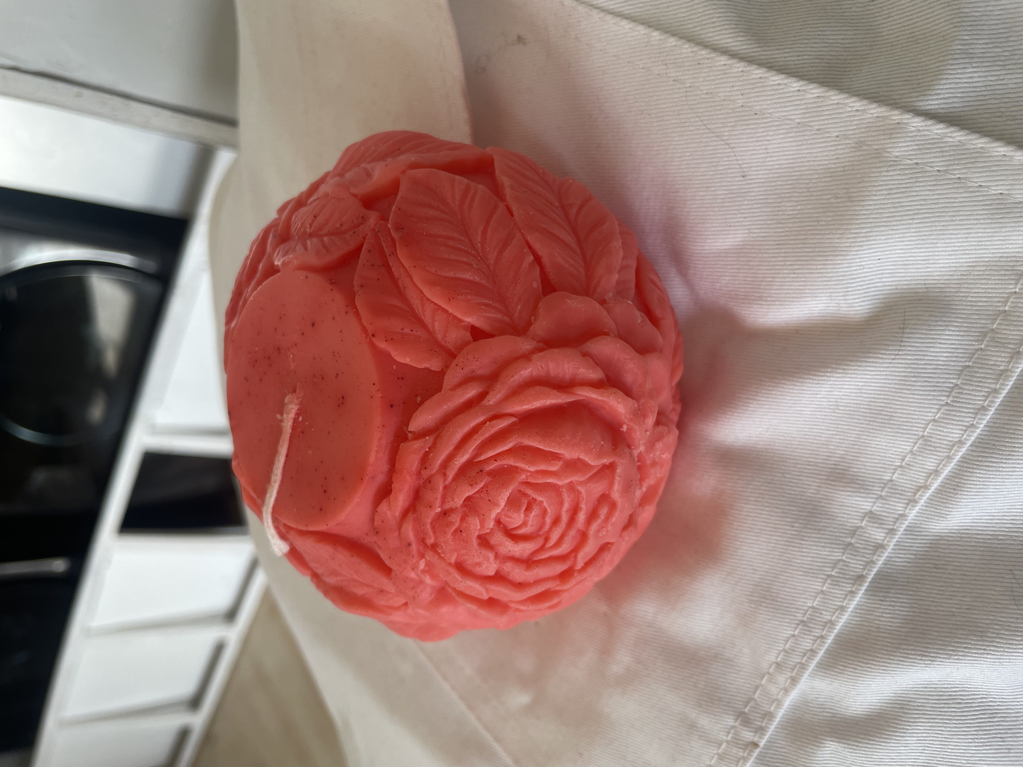 Rose Ball Candle